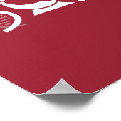 Moment of Science Poster rouge (Coin)