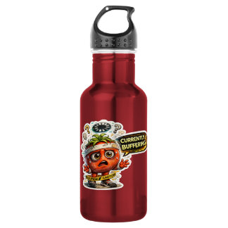 Momenteel aan het bufferen Funny Retro Introvert G Waterfles