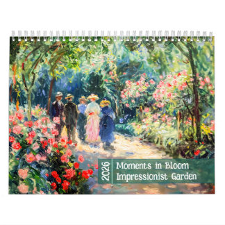 Momenten in Bloei – 2026 Impressionistische Tuin C Kalender