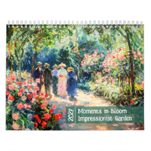 Momenten in Bloei – 2027 Impressionistische Tuin C Kalender