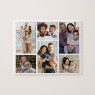 Momenten in Focus: 6 Fotocollage Legpuzzel