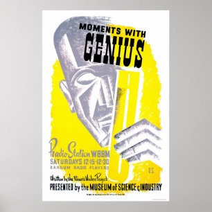 Momenten met Genius 1941 WPA Poster