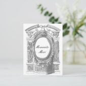Momento Mori briefkaart (Staand voorkant)
