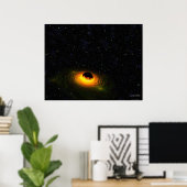 Momentopname van maken poster (Thuiskantoor)