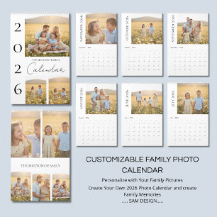 Moments de Famille Décontractés Calendrier Photo 2