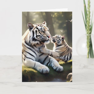 Moments de tigre sincères – Carte de vœux