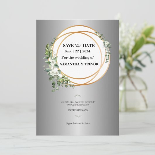 Moments d'or : Notre Invitation Save the Date (Debout devant)