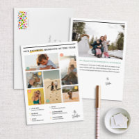 Moments favoris Année en révision Carte de vacance