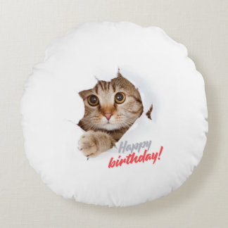 "Moments Joyeux ! Coussin de Lancer Joyeux Anniver