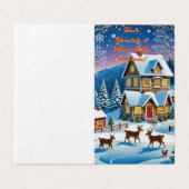 Moments magiques Carte de Noël (Outside Unfolded)