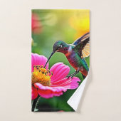 Moments magiques de colibri Design (Serviette à main)