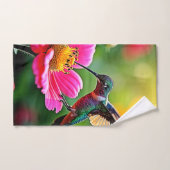 Moments magiques de colibri Design (Serviette à main)