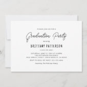 Moments marquants Photo Graduation Invitation (Dos)