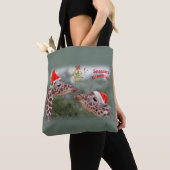 Moments Mistletoe partout sur le sac d'impression (De près)