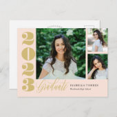 Moments radiants Editable Color Graduation Carte p (Devant / Derrière)