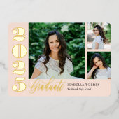 Moments radiants Invitation à la graduation de l'h (Recto)