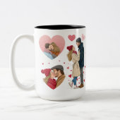 Moments romantiques Mug (Gauche)