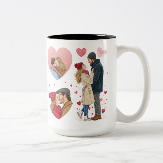 Moments romantiques Mug (Droit)