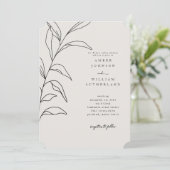 Moments simples Parents Ticket Stem Invitation (Debout devant)