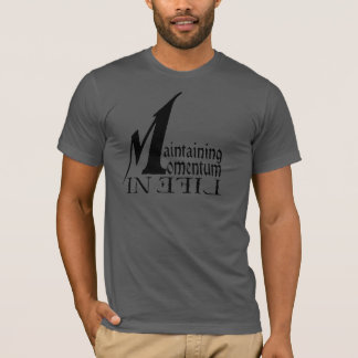Momentum in leven houden t-shirt