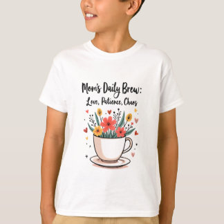 Momes Daily Brew: De liefde van een moeder T-shirt