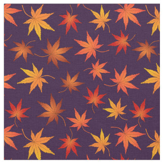 Momiji Pattern - Japanse aple Leaf in herfst Stof
