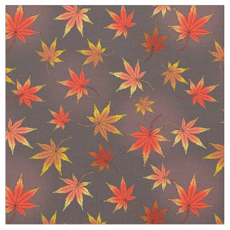 Momiji Pattern - Japanse aple Leaf in herfst Stof