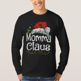 Momma Claus-shirt Sinterklaas-hoed bijpassende ker T-shirt