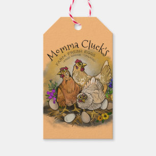 Momma Cluck's Farm Oeufs frais Étiquettes