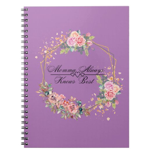 Momma connaît toujours le meilleur Carnet (Devant)