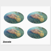 Momma en Baby Manatee Stickers (Vel)