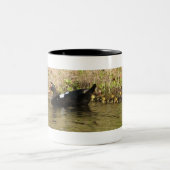 Momma et bébé canards Mug (Centre)