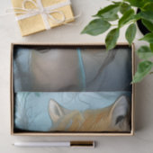 Momma Fox en baby Tissuepapier (Geschenk)