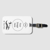 Momma Goose Swimming Bagagelabel (Voorkant (horizontaal))