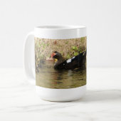 Momma Muscovy et Baby Ducks Mug (Devant gauche)