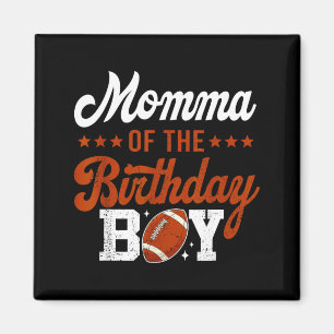 Momma van de jarige voetballer 1e verjaardag  magneet