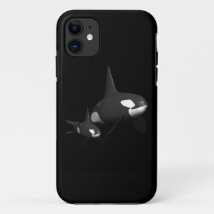 Momma Whale iPhone 11 Hoesje