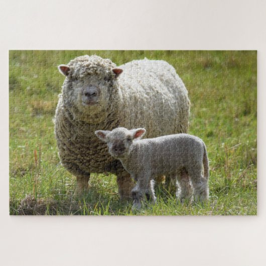 Momma's Baby Lamb - 20x30 Legpuzzel (Horizontaal)