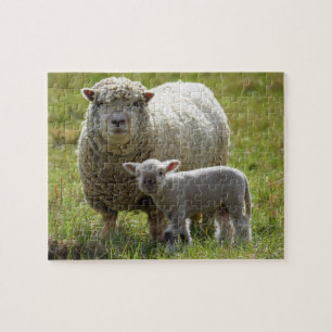 Momma's Baby Lamb Legpuzzel