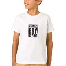 Momma's Boy Schattige Grafisch T-shirt voor kinder