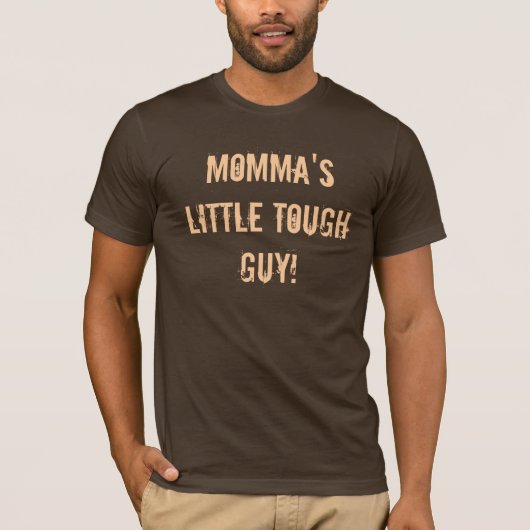 Momma's jongen t-shirt (Voorkant)