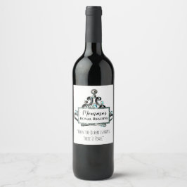 "Momma's Royal Reserve" Wijn Etiket