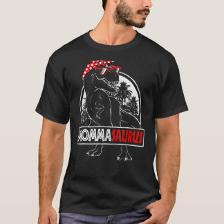 Mommasaurus Dinosaur Mama Momma Saurus Sunset Moth T-shirt