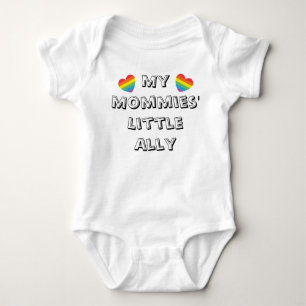 Mommies' Ally Rainbow Hearts Twee Moeders Schattig Romper