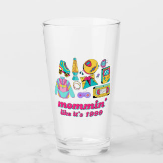 Mommin' Like It's 1999 - Grappig Y2K Mom Gift Glas