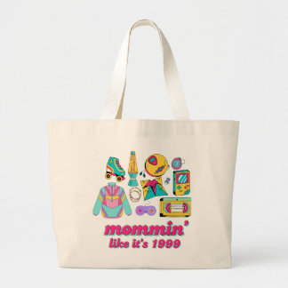 Mommin' Like It's 1999 - Grappig Y2K Mom Gift Grote Tote Bag