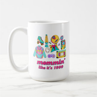 Mommin' Like It's 1999 - Grappig Y2K Mom Gift Koffiemok