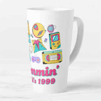Mommin' Like It's 1999 - Grappig Y2K Mom Gift Latte Mok