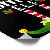 Mommy Christmas Elf Matching Pajama X-mas Party Poster (Hoek)