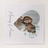 Mommy Custom Name & Photo Puzzle Legpuzzel (Horizontaal)